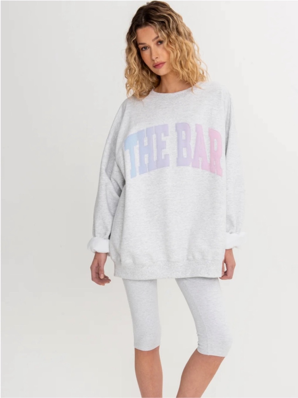 The Bar Ombré Sweatshirt NWT